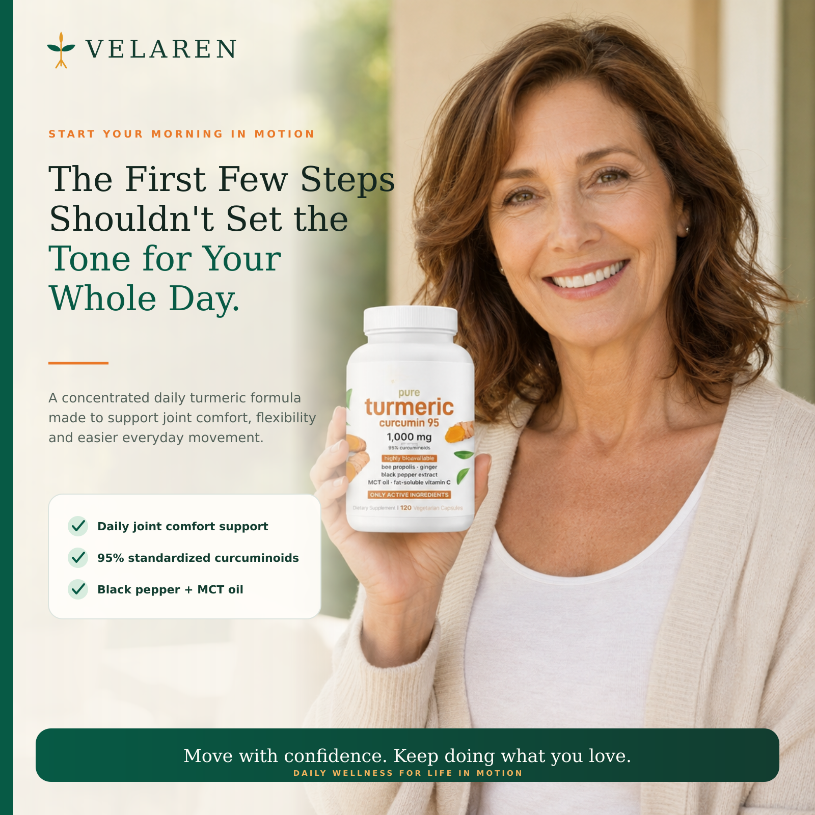 Active morning lifestyle with Velaren