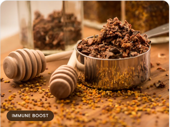Bee propolis with honey