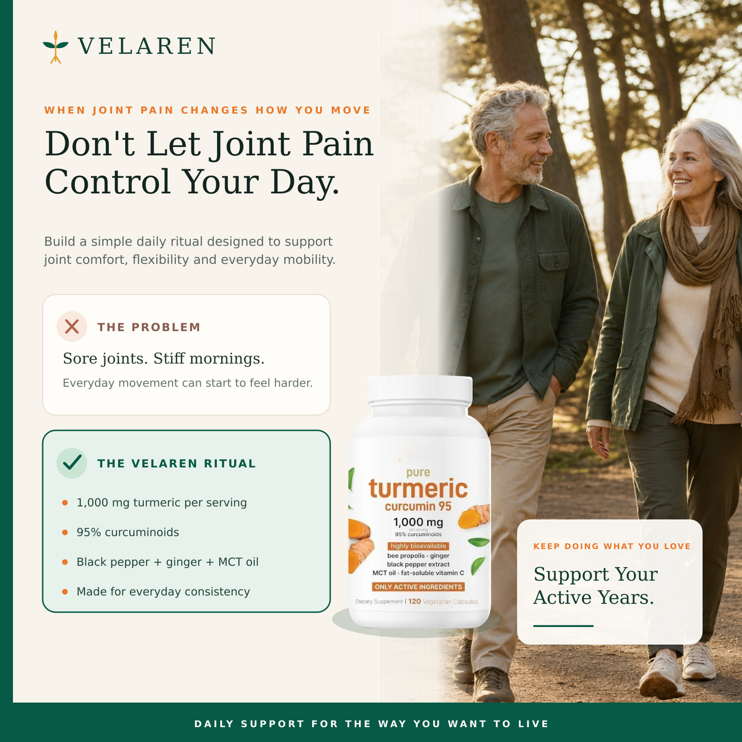 Everyday joint comfort and movement support